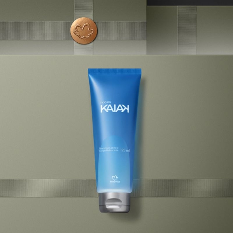 Shampoo Cabelo e Corpo Kaiak Masculino 125ml – Natura