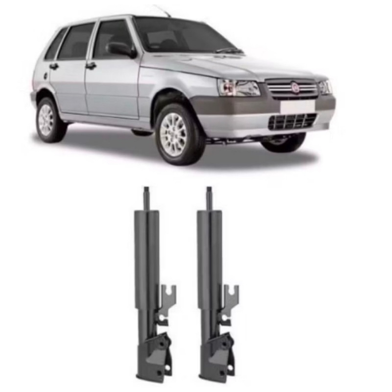 Par Amortecedor Traseiro Uno Mille em Oferta na Shopee