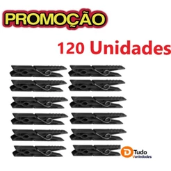 KIT 120 Unidades de prendedor pregador plástico de roupa super resistente PROMOÇAO 001