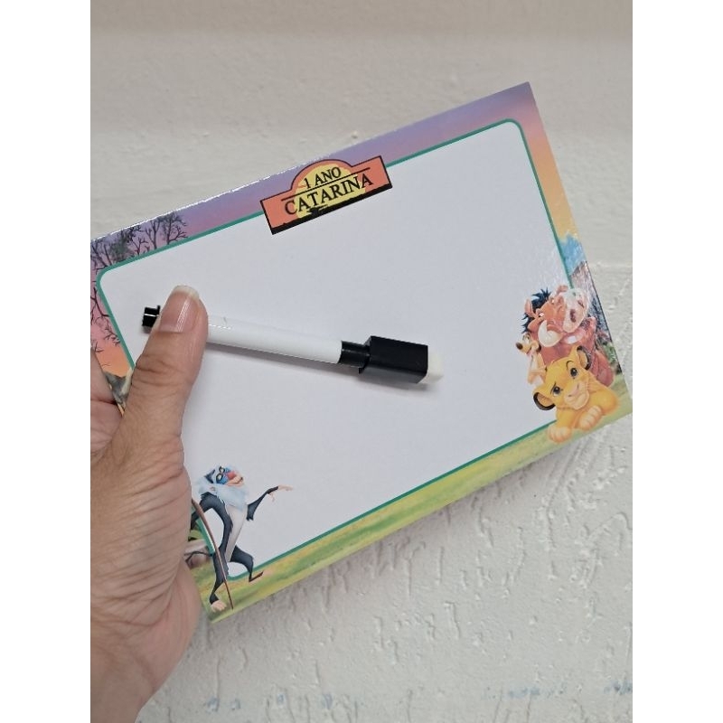 Kit 15/20/25 Mini lousa mágica personalizada - qualquer tema