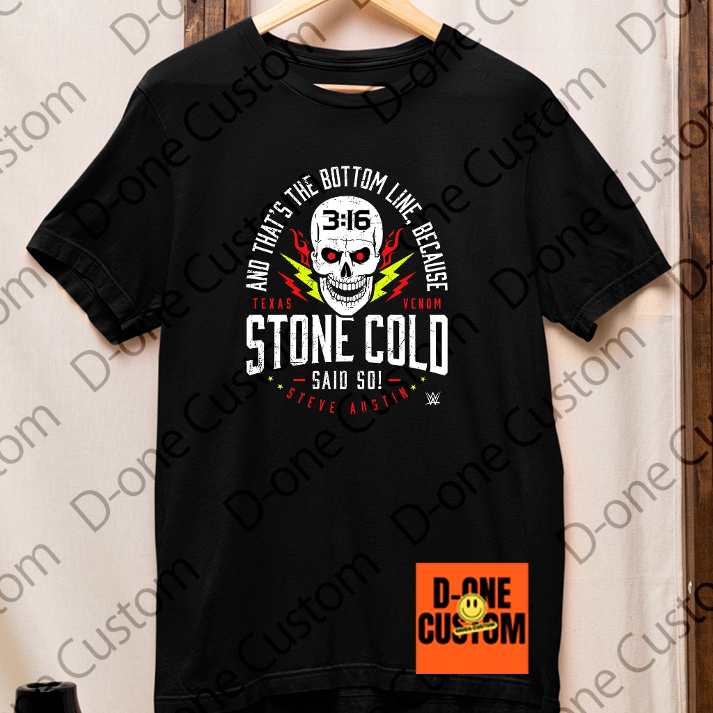 Camisa Camiseta Stone Cold Steve Austin Homenagem Lutador Ator Ring Luta Texas Venom