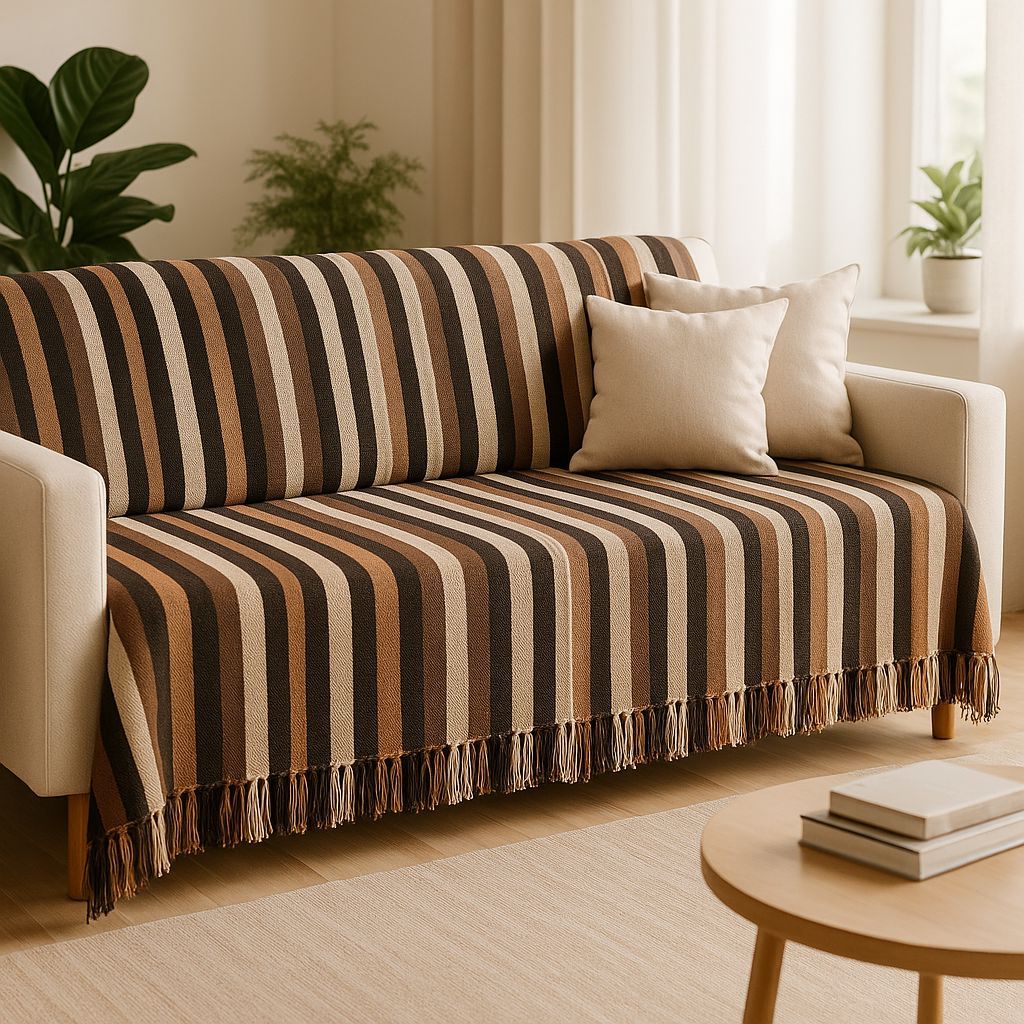 Manta Xale 100% Algodão Egípcio – Ideal para Sofá, Estilo, Conforto e Decoração