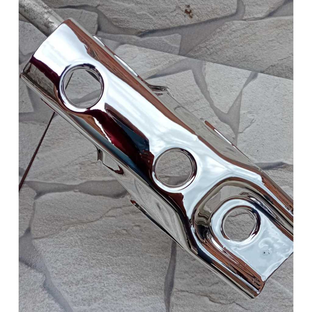 Peito Motor Cromado Suporte Titan Cg Fan Cargo Start 160 Titan 150 Cromado em Oferta na Shopee