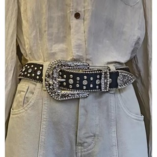 Cinto Feminino Country em Strass Brilhos Fivela Prata Ocidental Cowboy Tachas Blogueira Moda Balada em Oferta na Shopee