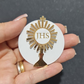 Apliques  para lembrancinha de Primeira Eucaristia / Batizado / Crisma / DESMONTADOS EM PAPEL temos também Topo de bolo em Oferta na Shopee