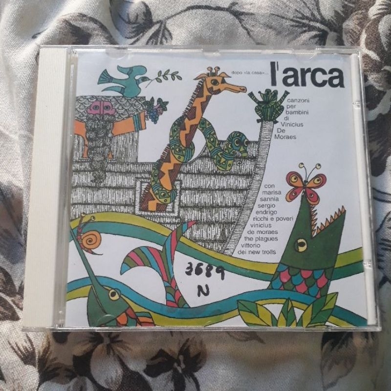 l'arca canzoni per bambini di Vinicius de Moraes cd tributo italiano a arca de Noé