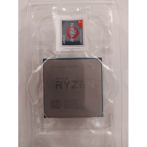 Processador AMD Ryzen 3 2200G 3.5GHz (3.7GHz Turbo), 4-Cores 4-Threads, Cooler Wraith Stealth, AM4, YD2200C5FBBOX