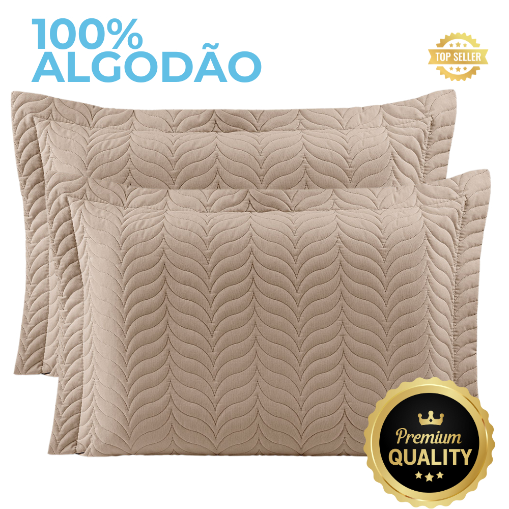 Porta Travesseiro 100% Algodão Capa de Travesseiro Matelado Com Zíper Debrum Macio Conforto Proteção em Oferta na Shopee