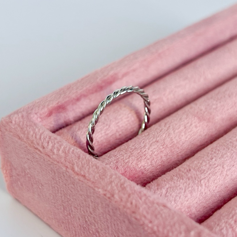 Anel Trançado - Aço Inox em Oferta na Shopee