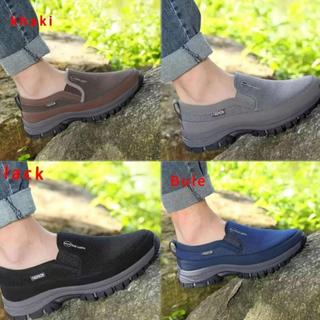 Kit 2 Pares De Tenis Sapatilha Mocasssin Masculino Ortopedico Ant-Stress Adventure Trilha Com Solado Leve Confortável