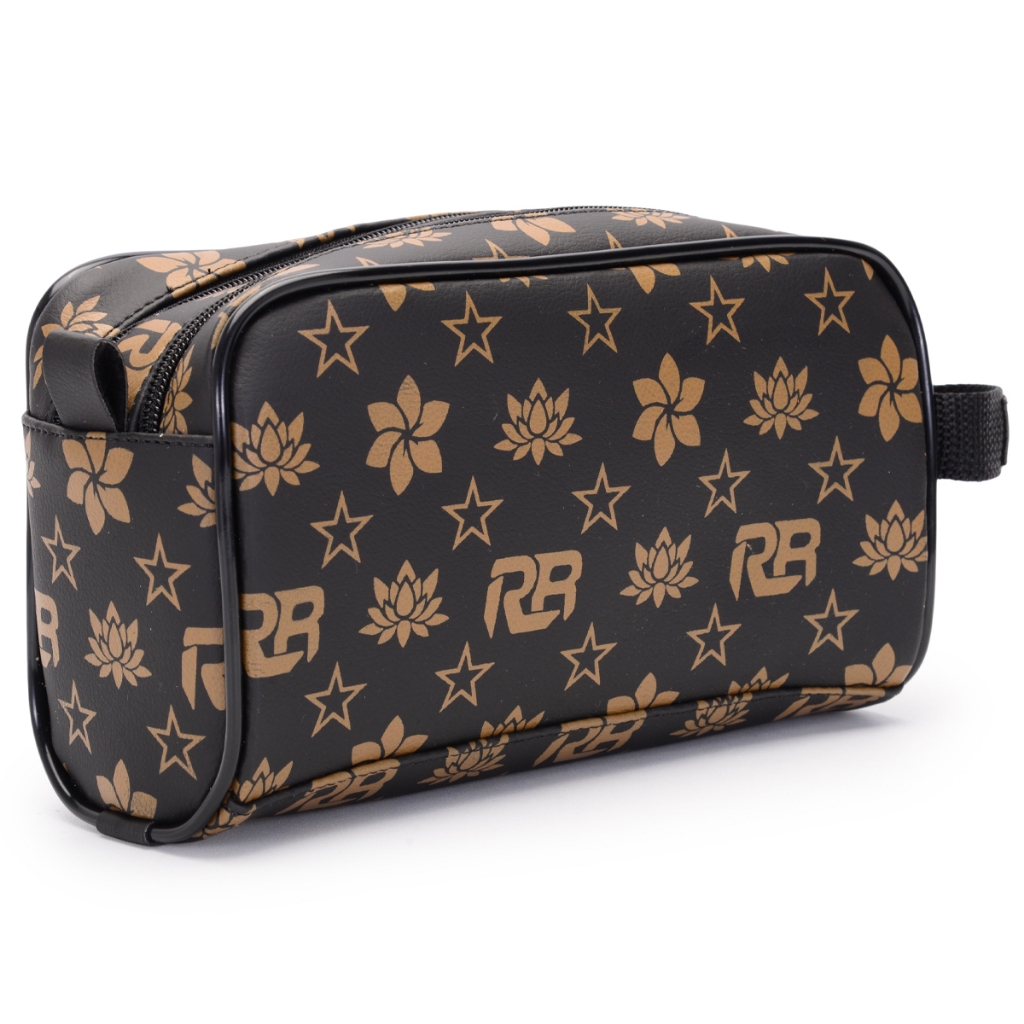 Bolsa De Mão Necessaire Organizadora Em Couro Facilidade Pro Dia a Dia