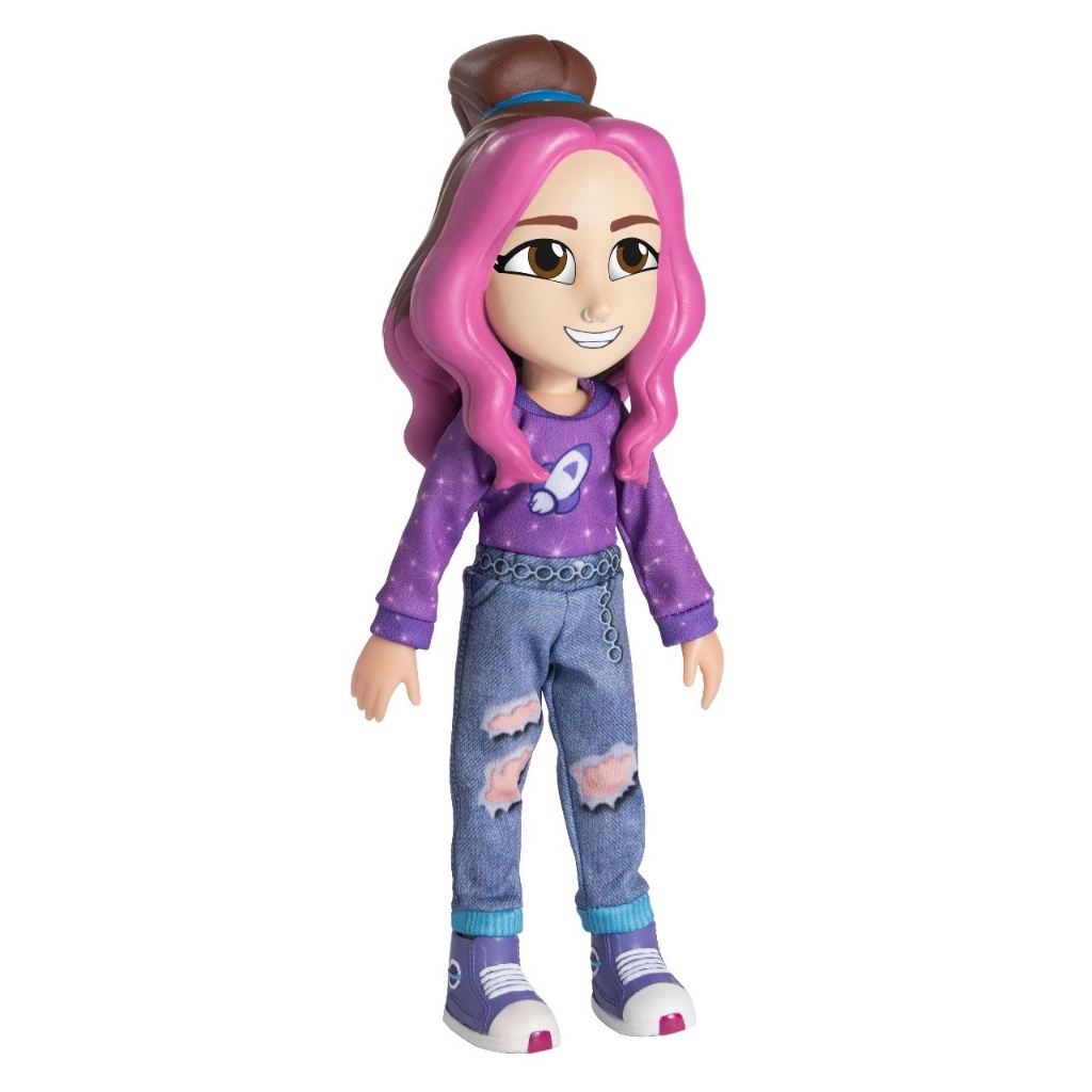 Katlen Dos Rosa Boneca Youtuber Vinil 25cm - Baby Brink em Oferta na Shopee