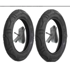 2 Pneus 12 Slick + 2 Câmaras De Ar 12-1/2 X 2-1/4 Freeskate