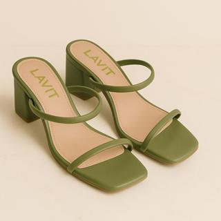 Salto Bloco - Sandália Feminina - Salto básico delicado - Tamanco Casual - Ref: 061 em Oferta na Shopee