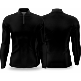 CAMISA CAMISETA BLUSA LISA COM ZIPER GOLA PADRE 3 CORES DISPONIVEL em Oferta na Shopee