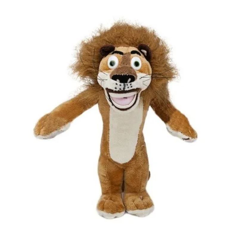 Pelúcias Madagascar 20–30 cm – Alex, Marty, Glória, Rei Julien, Capitão, Melman
