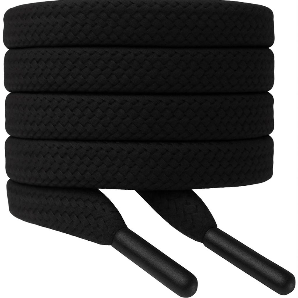 Cadarço Pretol Compatível  Todas  Marcas  Achatado 100% Poliéster 1.20cm Resistente em Oferta na Shopee