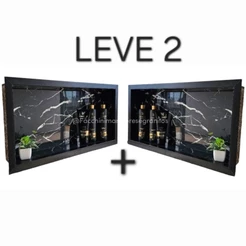 PROMOÇÃO 2 UNIDADES nicho 60x30cm porta shampoo de embutir A PRONTA ENTREGA.