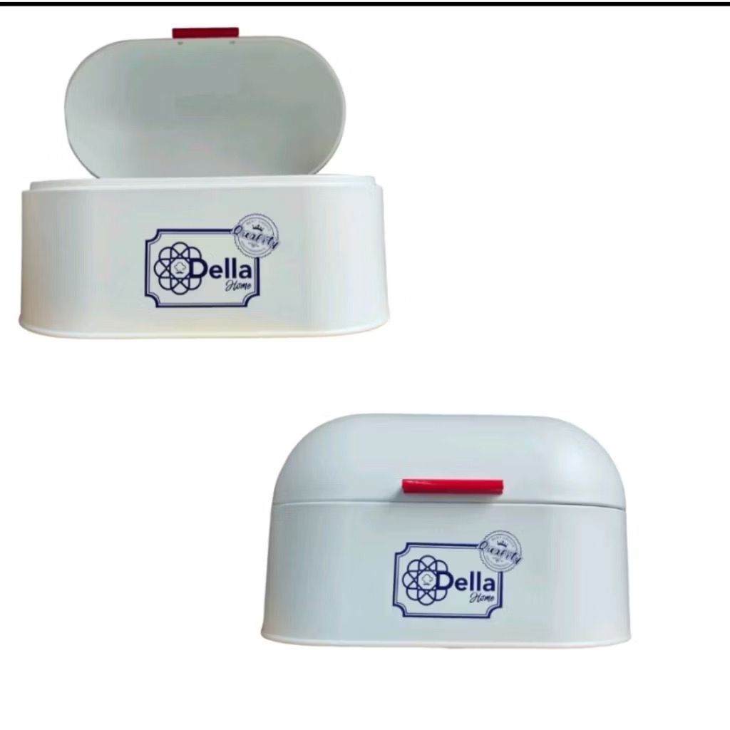 Porta Pão De Metal Bakery Branco- Della Home em Oferta na Shopee