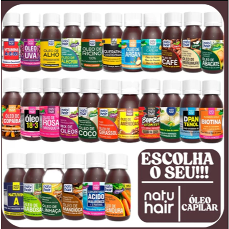 Natuhair Óleo Tratamento Capilar 60 ML