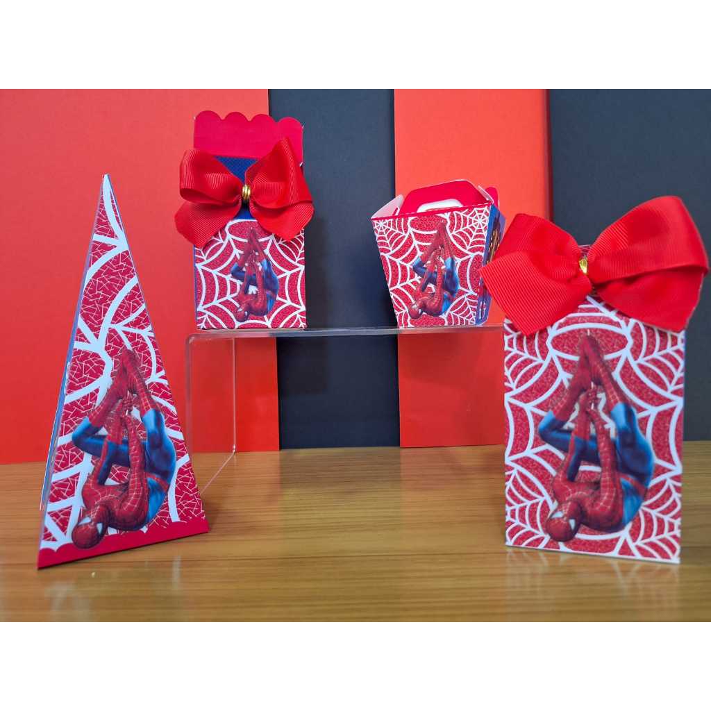 Kit PEGUE E MONTE SPIDER MAN- HOMEM ARANHA- Kit PEGUE E MONTE HOMEM ARANHA- Lembrancinhas personalizadas- Kit festa