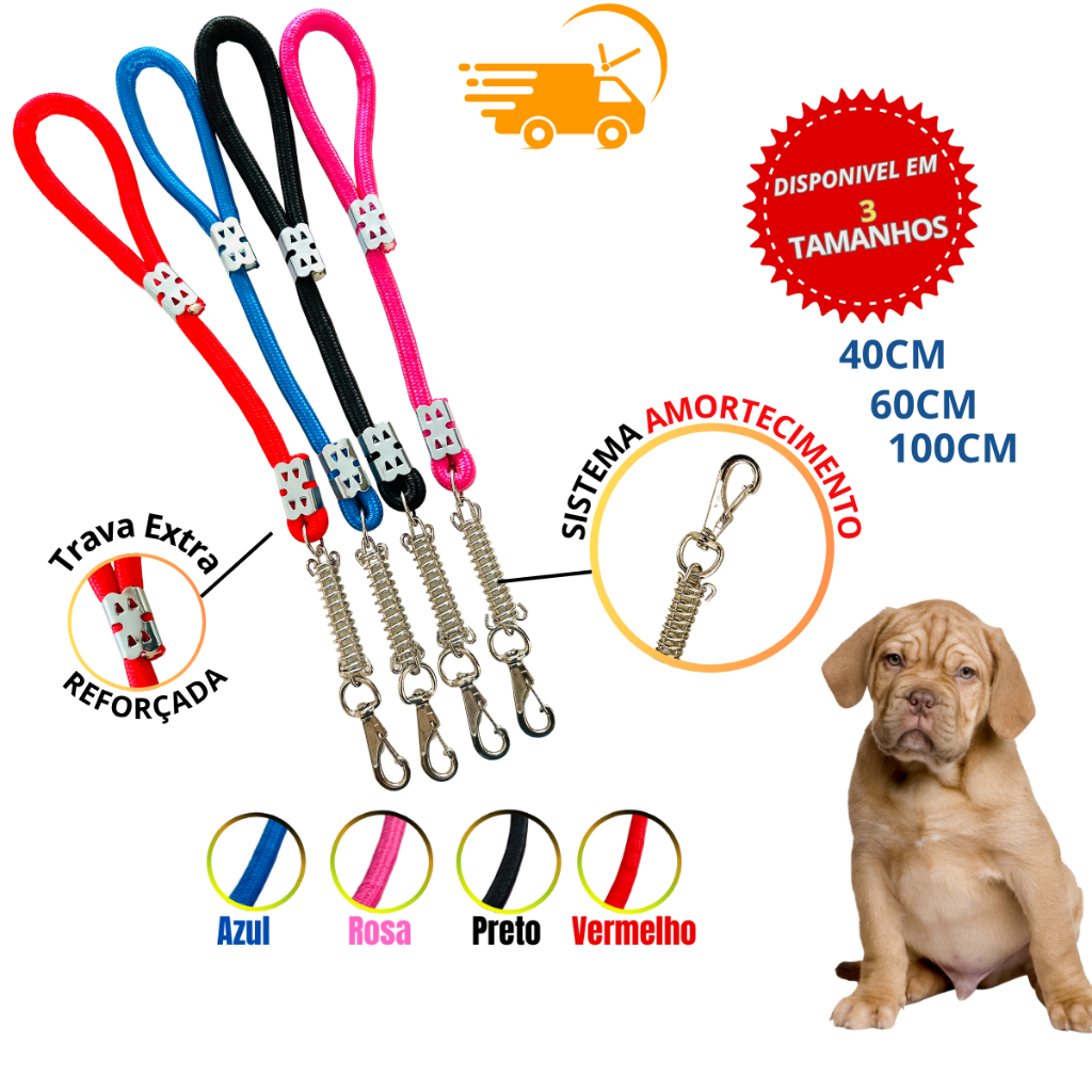 Guia com Amortecedor para Cães: Onde Comprar | BuscaProdutos