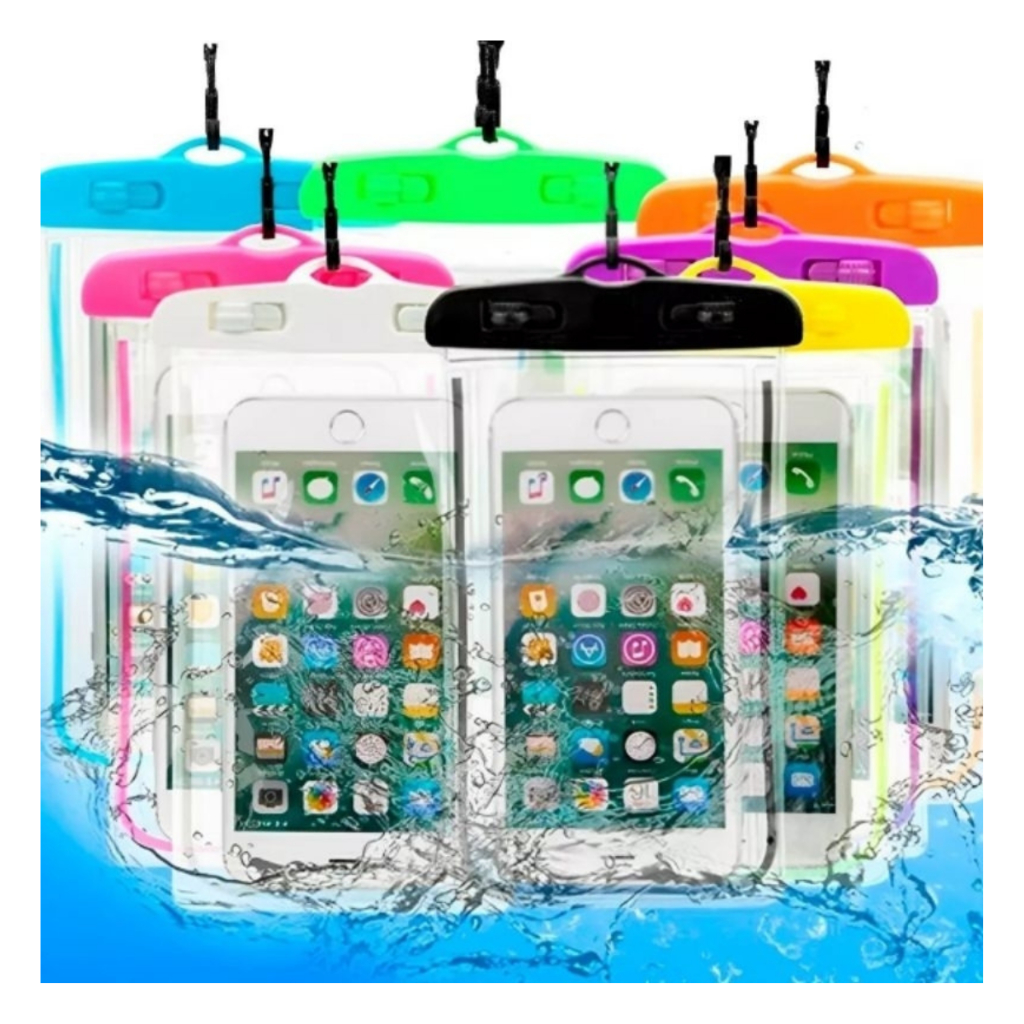 Capa Bolsa Prova Dágua  capinha Impermeável de Celular