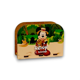 Porta guardanapo festa mickey ou vários modelos formato 2 em Oferta na Shopee
