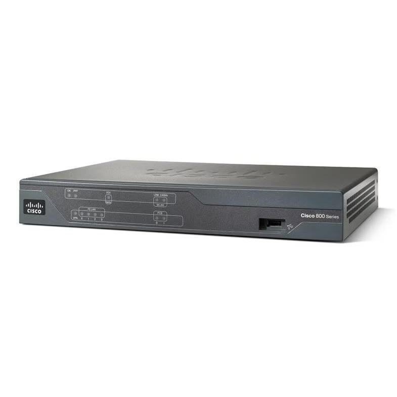 Roteador Cisco C881 Gigabit Ethernet VPN Firewall Profissional