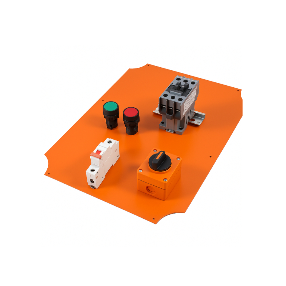 Placa De Montagem Para Caixa De Passagem 384x300 Laranja