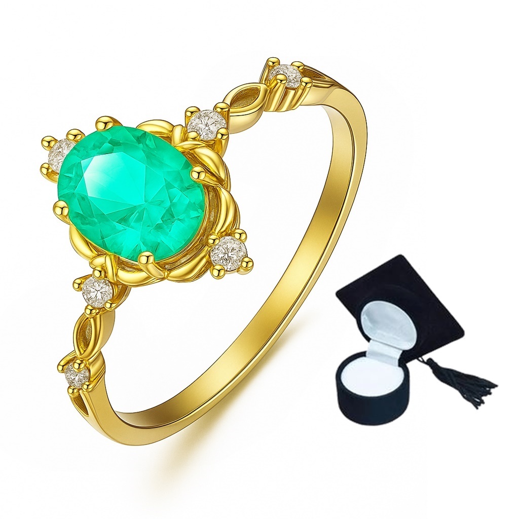 O que é Anel Turmalina Verde Formatura? Guia e Onde Comprar | BuscaProdutos
