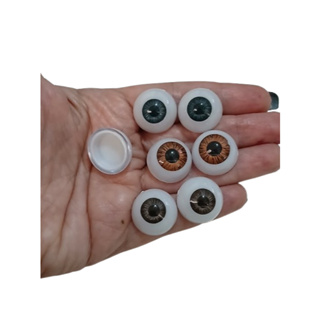 6 Olhos =3 pares Fixo Reborn Boneca N20 Realista em 3 cores Castanho Claro Castanho Escuro Azul Escuro em Oferta na Shopee