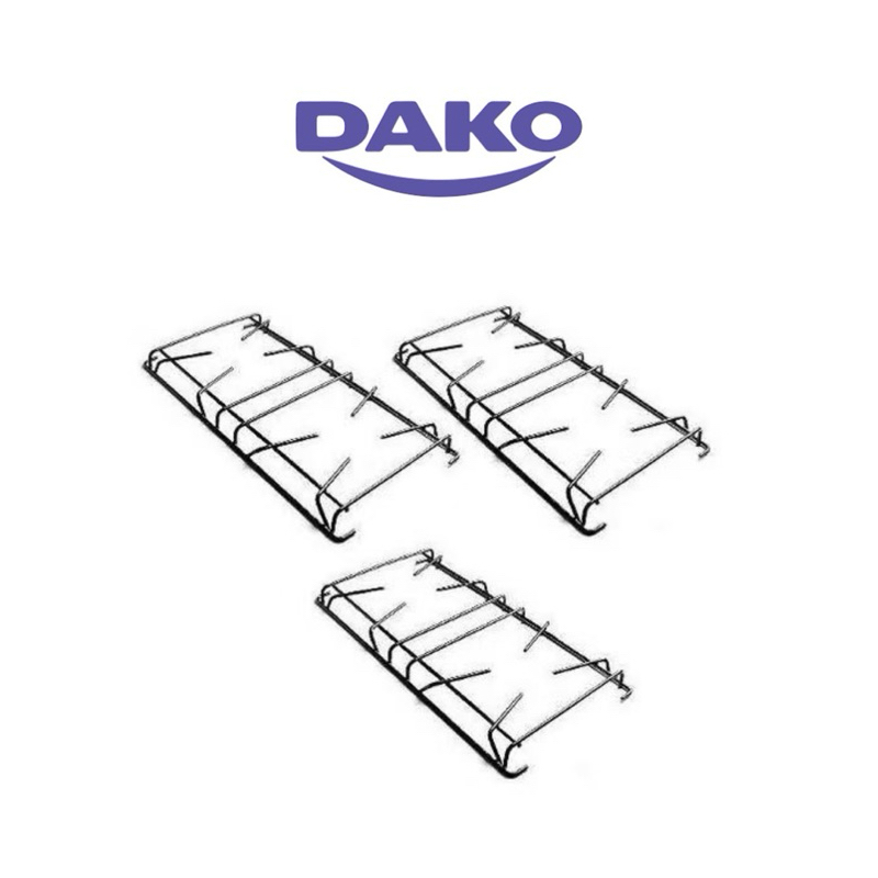 Kit 3 Grelha Para Fogão 6 Bocas Dako Grade Civic Sem Pino
