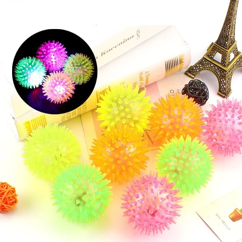 Kit 2 Brinquedos Pet Bola Bolinha Interativa com Som e Luz De Led Pisca pisca brinquedo de cachorro