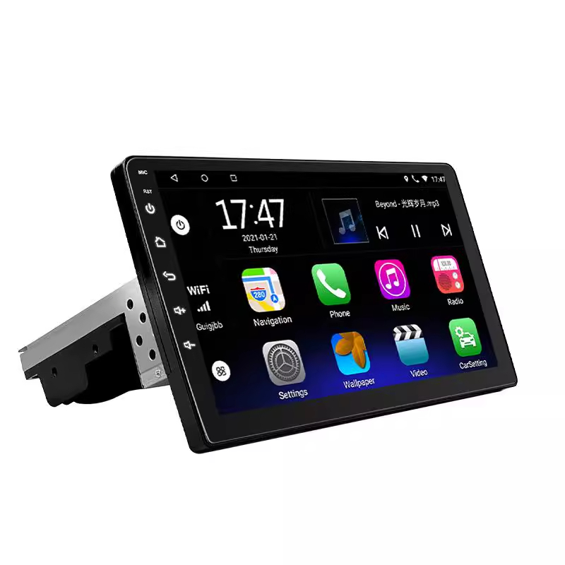 Central Multimídia 2 Din 10 Polegadas Carplay Gps Bluetooth 4G/WiFi, GPS, FM/AM/RDS, Rádio EQ/DSP/SWC +Com Câmera AHD