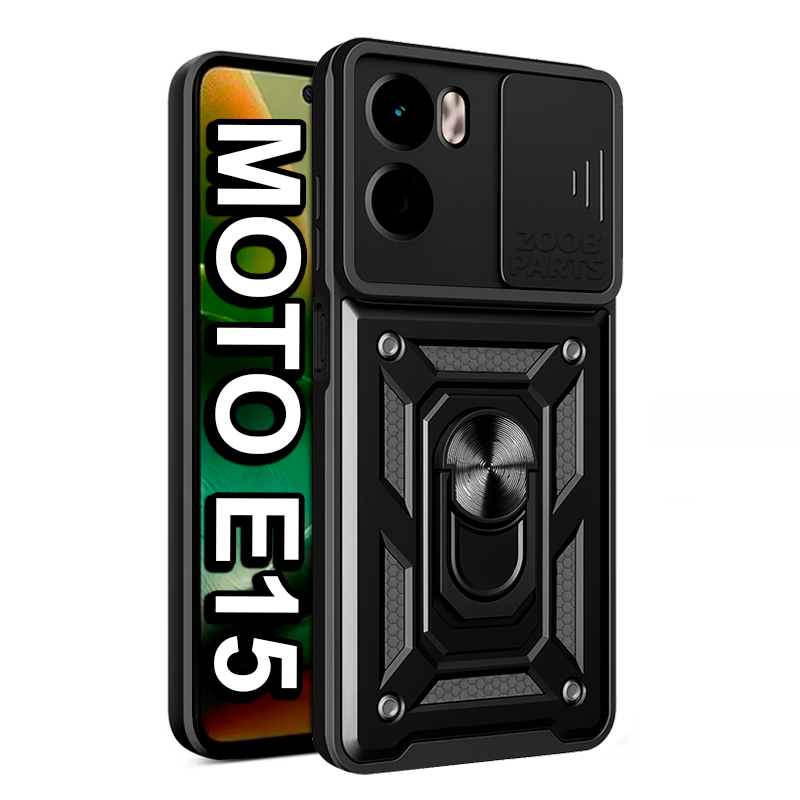 Capa Capinha Case Motorola Moto E15 XT2523 Anti Impacto Armadura Shield - Tela 6
