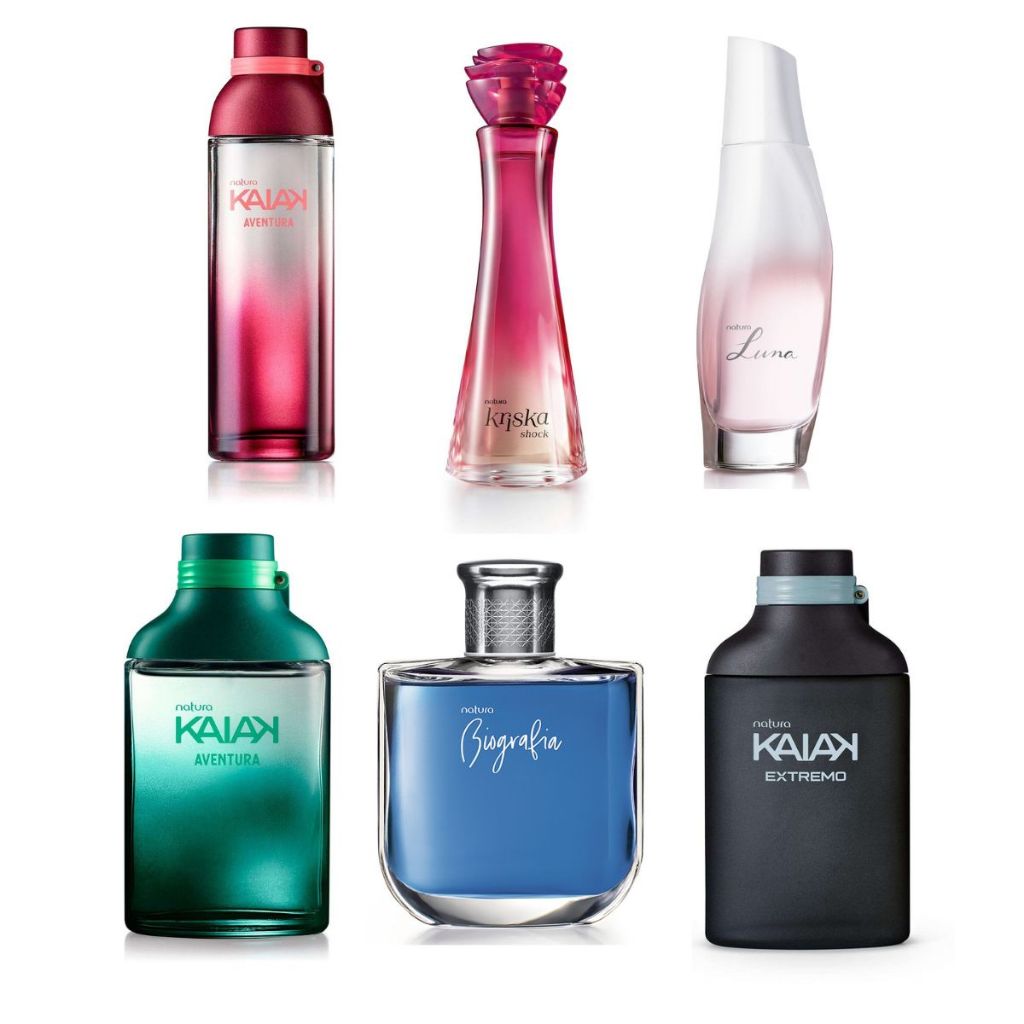 Mini Perfume Colônia 25ml Natura Essencial Kaiak Humor Biografia Luna Kriska Ília Una Homem Sintonia Feminino Masculino