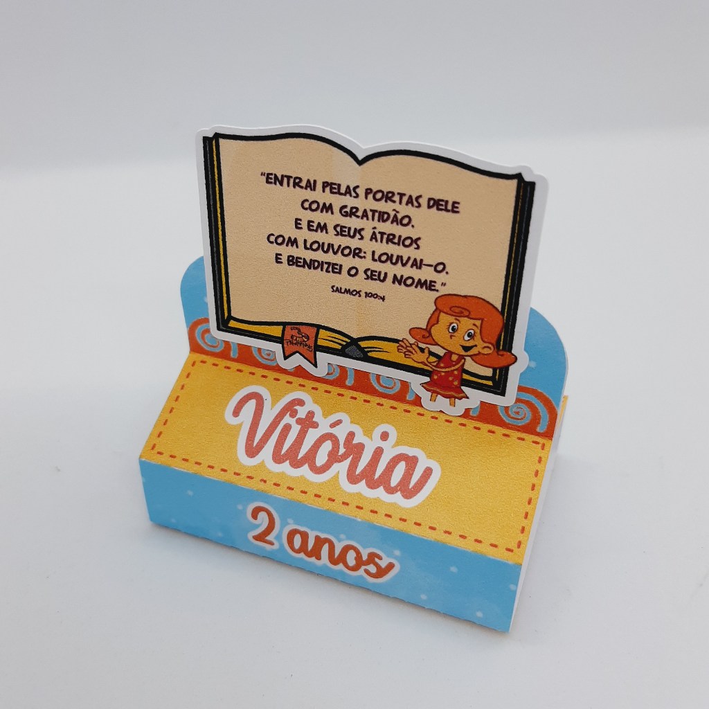 Porta Bis Duplo Personalizados 3 Palavrinhas | Lembrancinhas | Mimos | Caixinhas para festa | Decoração de Festa