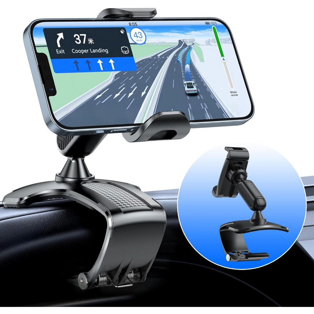 Suporte Carro 360° Para Celular Painel Universal Fixação Anti Choc Ajustável Navegação em Oferta na Shopee