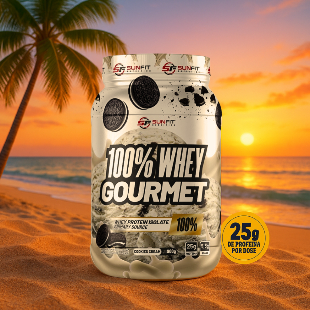 Whey 100% Isolado Gourmet Sunfit Low Carb