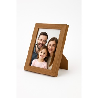 Kit 5 Porta-Retrato Premium 10x15 com Acetato Moldura Carvalho Liso em Oferta na Shopee
