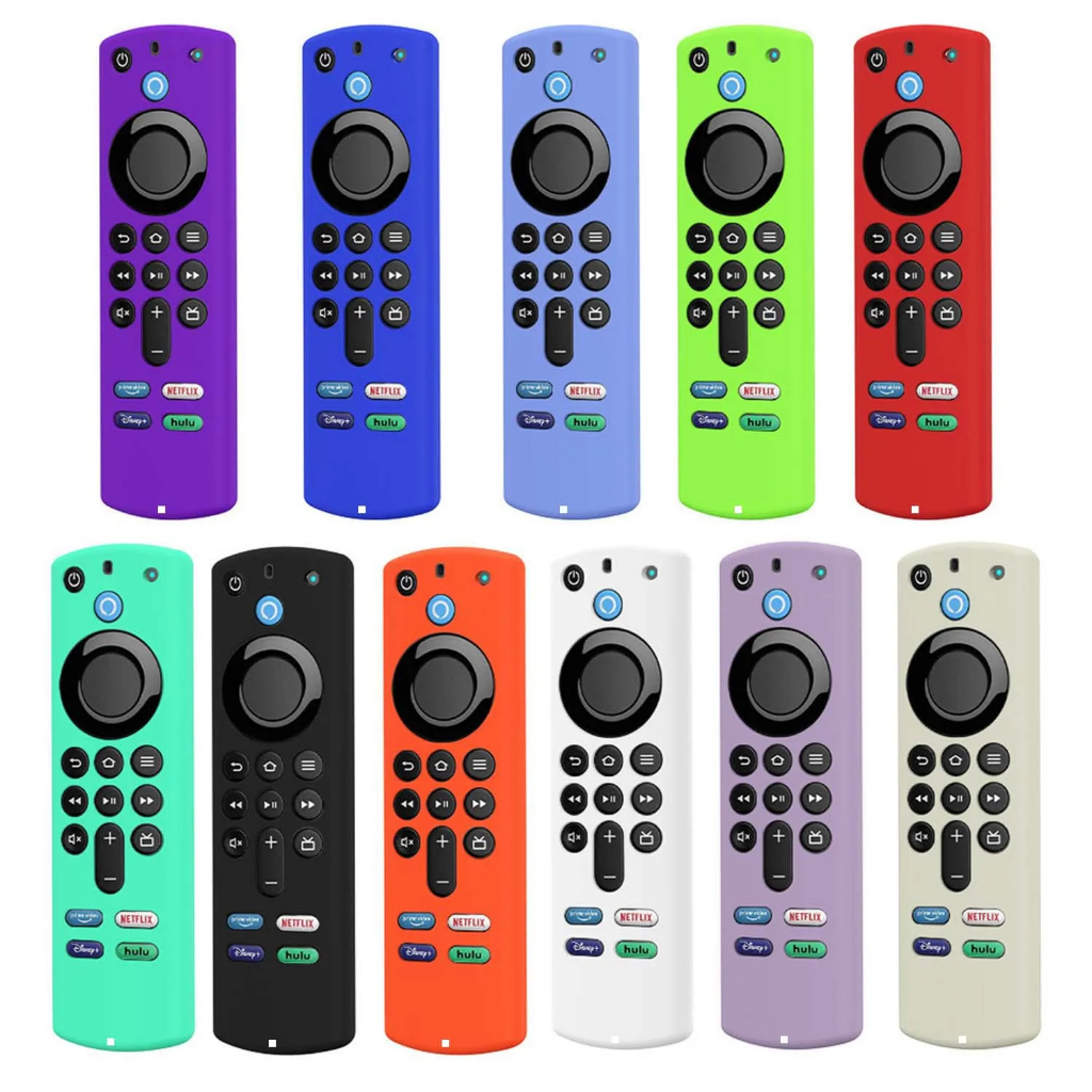 Case de Silicone à Prova de Impacto para Controle Fire Stick 4K 3ª Geração