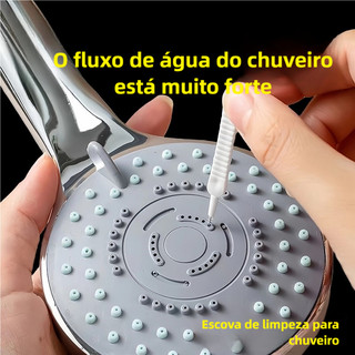 Kit 30, Escova Desentope Chuveiro Mini Limpador Celular Multifuncional