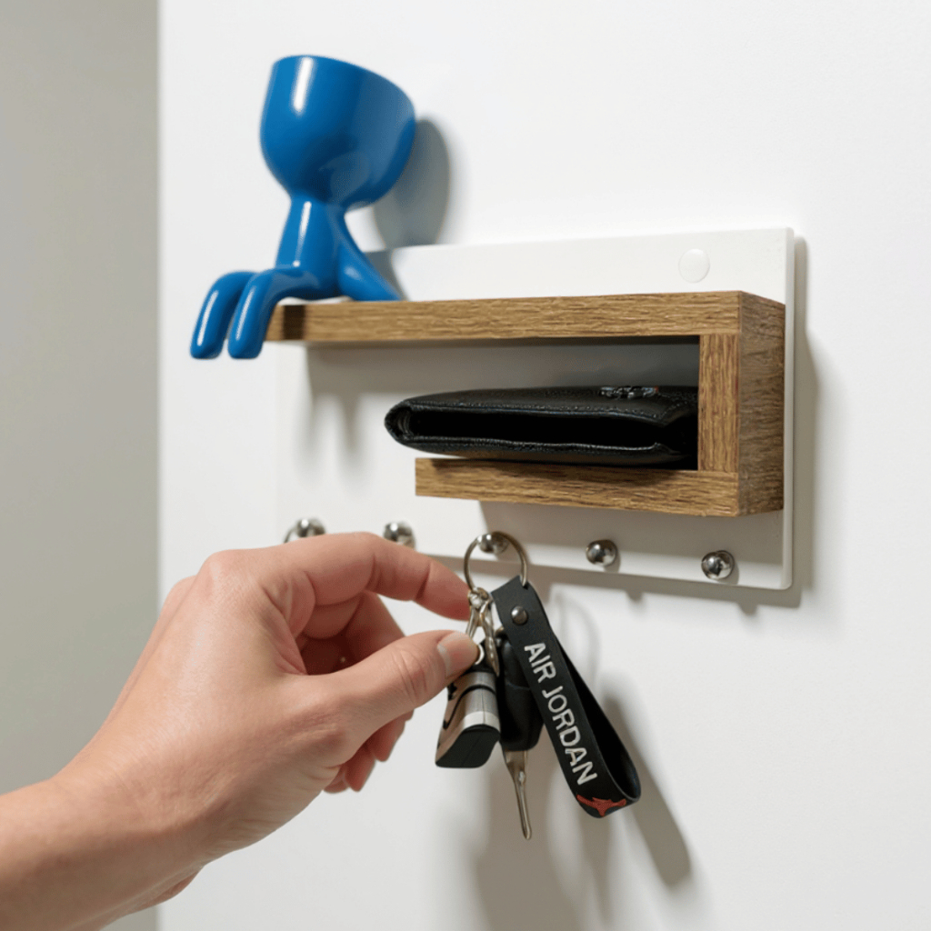 Porta chaves de Parede MDF organizador de Chaves em Oferta na Shopee