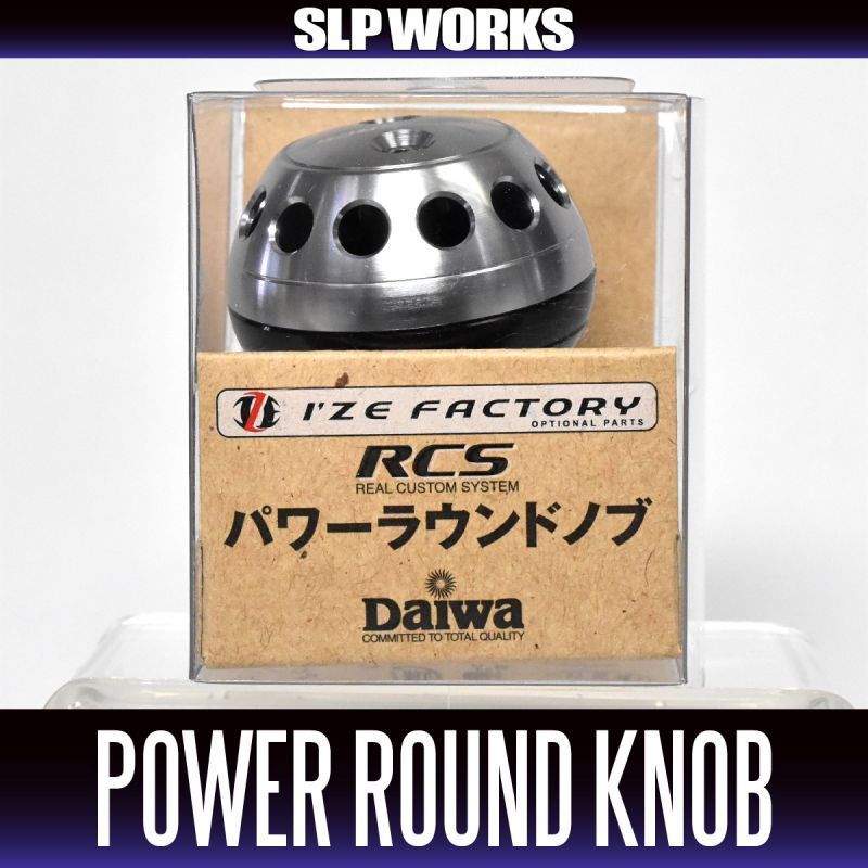 [DAIWA Genuíno/SLP WORKS] Botano RCS Power Round de alumínio 45 mm ✦ Botão Redondo Elétrico
