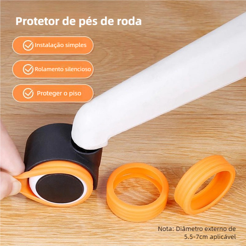 8 Capa-Protetora-De-Roda-De-Bagagem-Com-Amortecimento-De-Ruído-design-Protetor-De-Rodízio-Silenciosa-De-silicone-Colorid