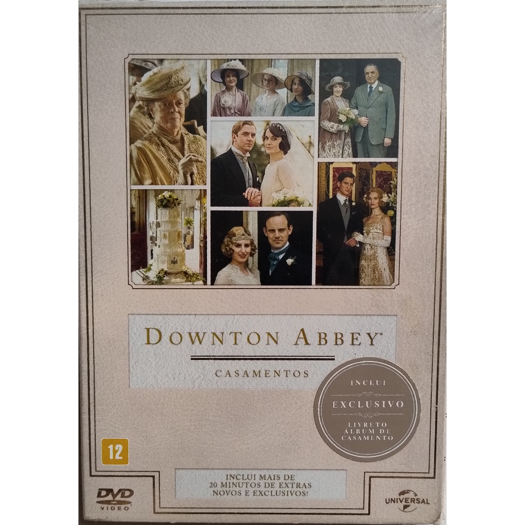 Box Dvd Downton Abbey Casamentos + Livreto Lacrado