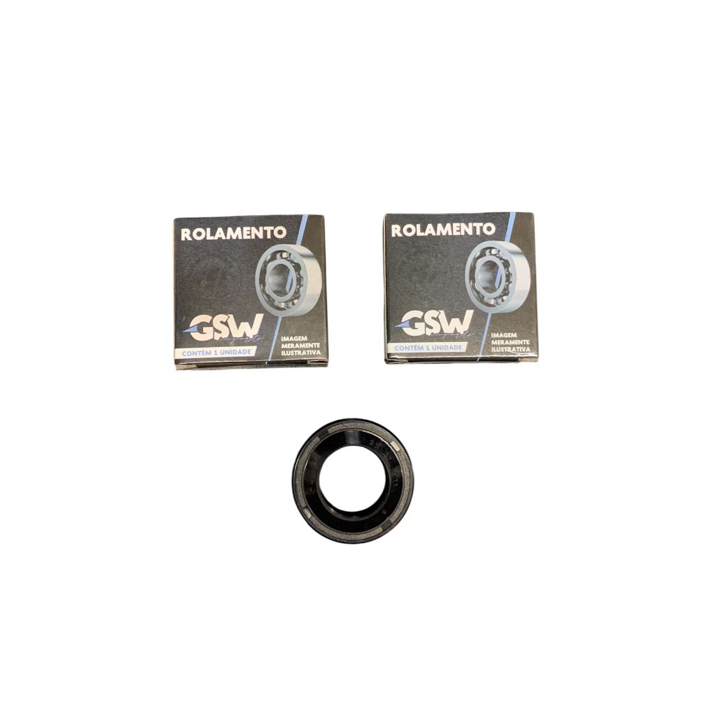 Rolamento Roda Dianteira + Retentor Titan 125/ 150/ Fan 125/ 150/ Titan 160 Todos Anos