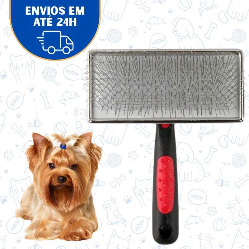 Escova Pet Cachorro Gato Pente Cerdas De Aço Para Pentear Cachorros e Gatos Pet Tirar os Pelos
