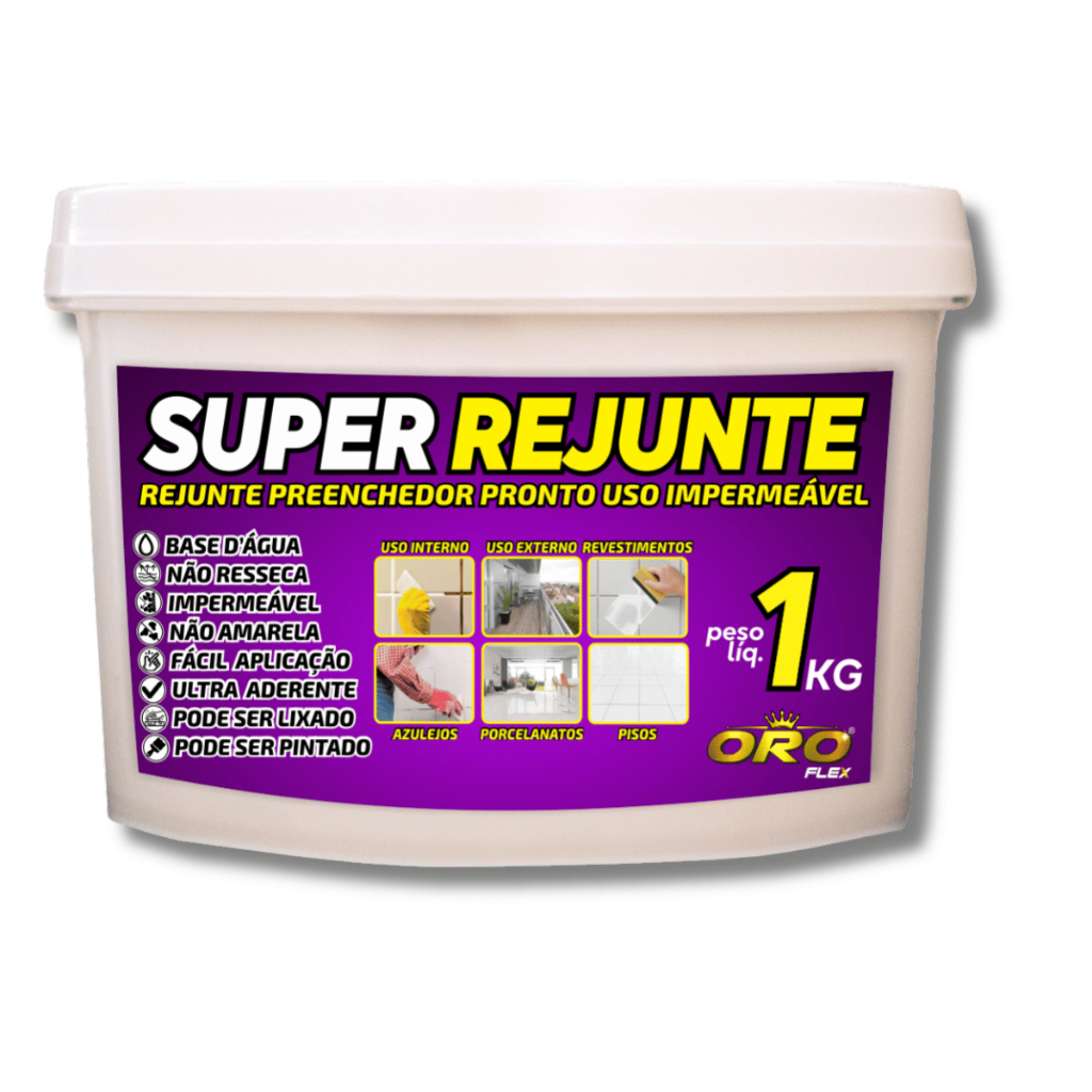 REJUNTE que não amarela Antifúngico impermeável, aderência extra forte 1KG diversas cores
